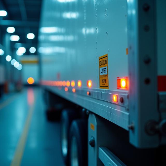 Secure cargo inspection at specialized Tajdok logistics facilities